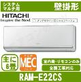 RAM-E22CS ［室内機のみ]【壁掛形 自動掃除タイプ】【ステンレスイオン空清】[主に6畳用]［メーカー直送/代引決済不可]